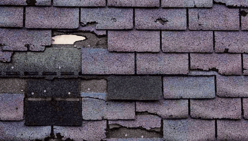 cracked shingle