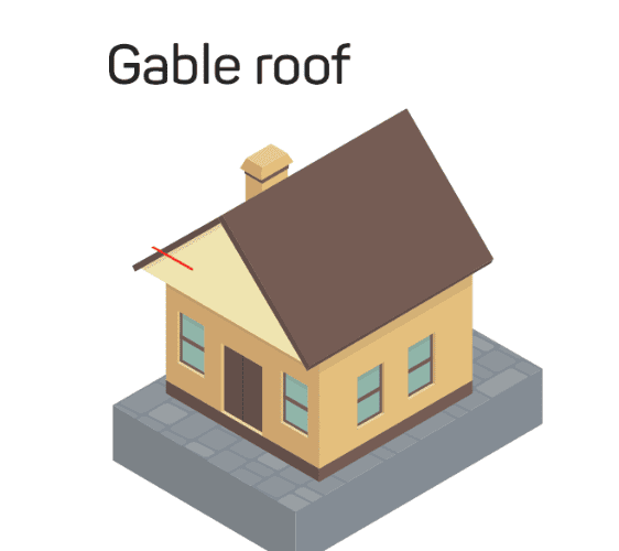 gable roof