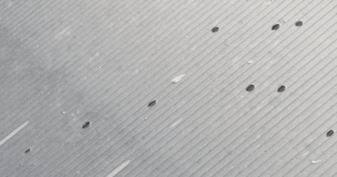 commercial roof damage from hail